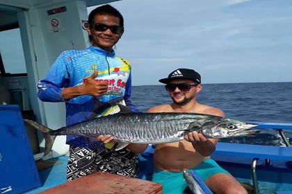 Thaiföld, Phuket: Tengeri horgászat hajóról